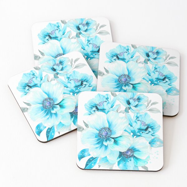 Item preview, light blue Anemone Floral Bloom designed and sold by BELLZINHO - ARTES.