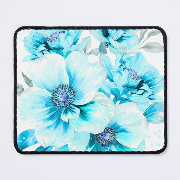 Item preview, light blue Anemone Floral Bloom designed and sold by BELLZINHO - ARTES.