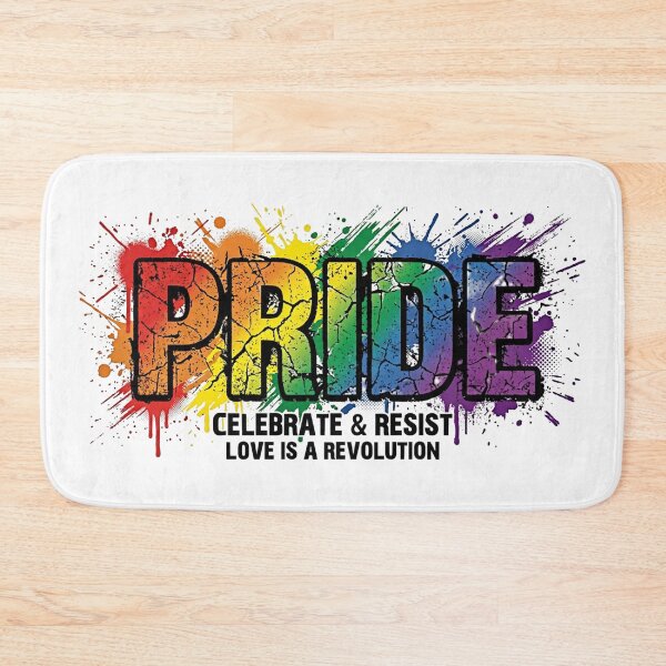 Item preview, Pride: Celebrate & Resist – Grunge Rainbow Art designed and sold by DandoLaTalla.
