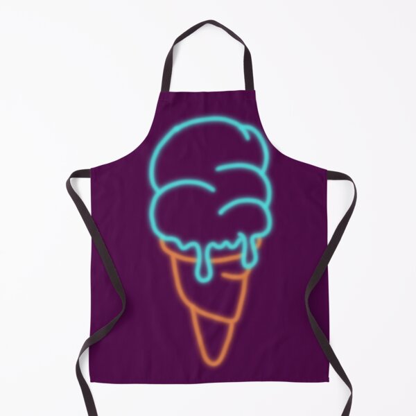 Item preview, Retro Neon Ice Cream Cone | 80s Vaporwave Aesthetic designed and sold by AliAltinelArt.