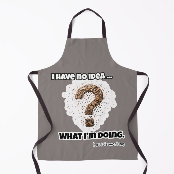 Item preview, Funny DIY I Have No Idea What I'm Doing - Question Mark Wood Texture designed and sold by ByAnad.