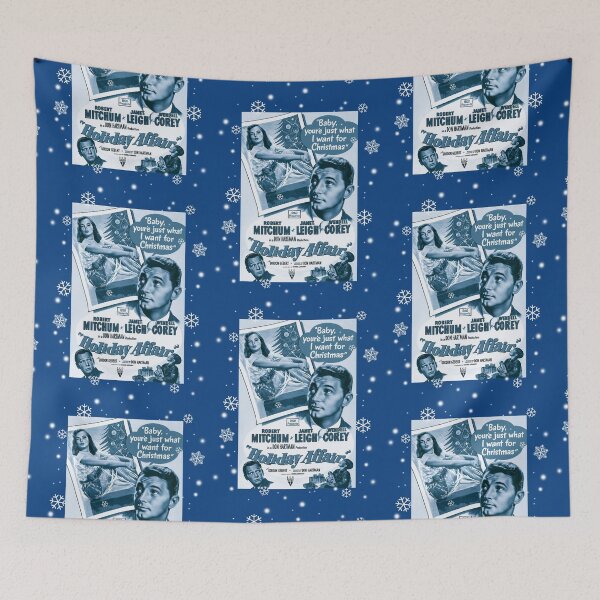 Item preview, Holiday Affair Festive Blue designed and sold by Normbot2000.