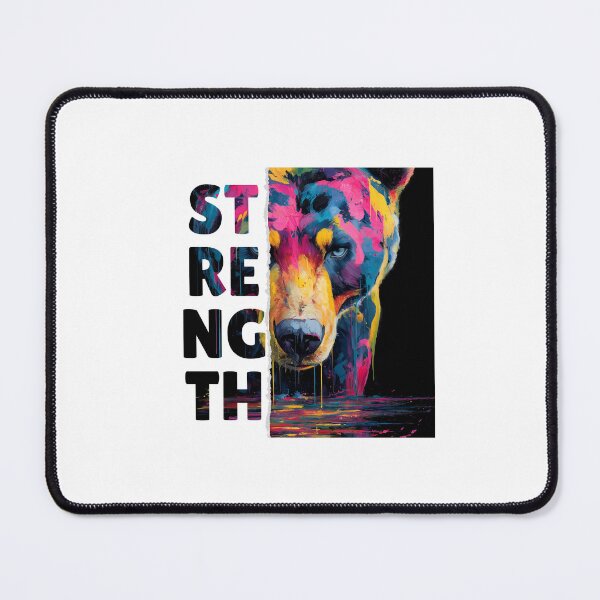 Item preview, Colorful Bear Graphic - Symbol of strength and Power designed and sold by LAJdesigns.