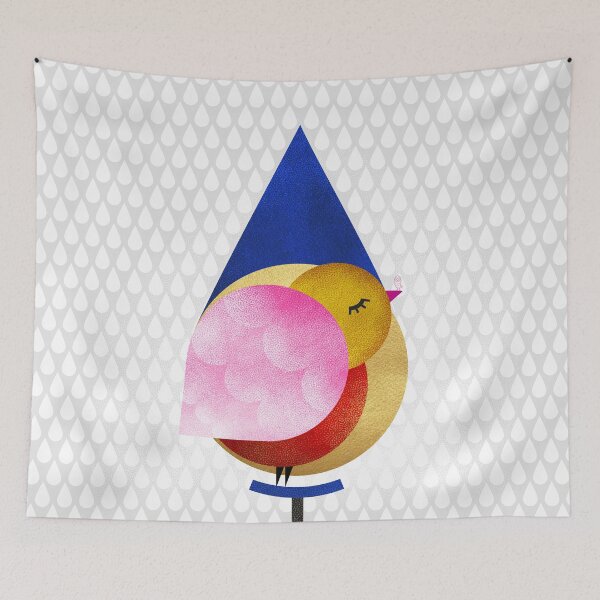 Item preview, Birdie kisses the sweet morning raindrop designed and sold by OwlyChic.