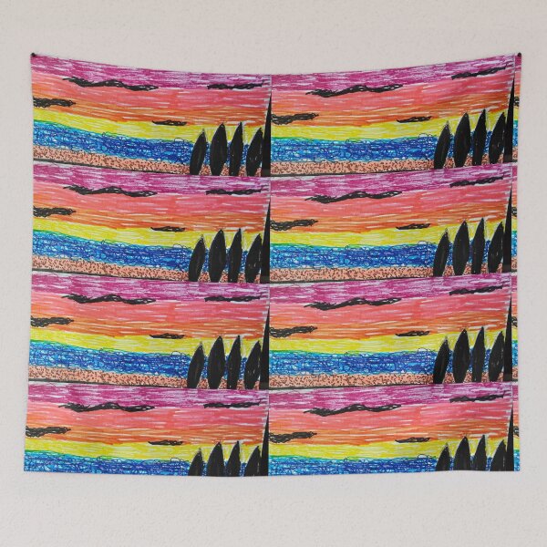 Item preview, Sunset Surf Silhouette  designed and sold by DancingCreek.