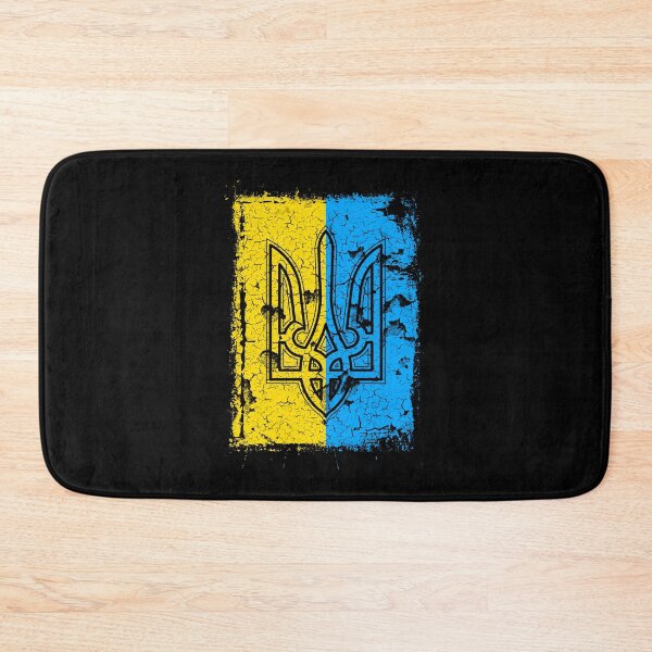 Item preview, Stand with Ukraine Retro Vintafe Flag Trident designed and sold by Artycom.