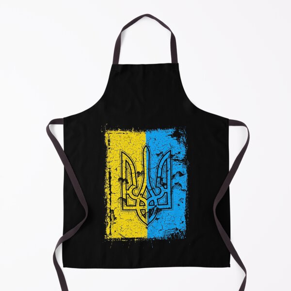 Item preview, Stand with Ukraine Retro Vintafe Flag Trident designed and sold by Artycom.