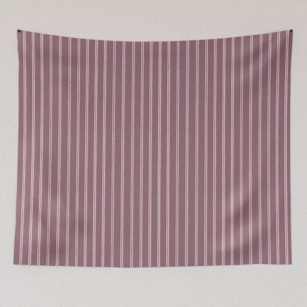 Item preview, Dusty Rose Simple Elegant Ticking Stripes Seamless Pattern designed and sold by DandelionGroveStudio.