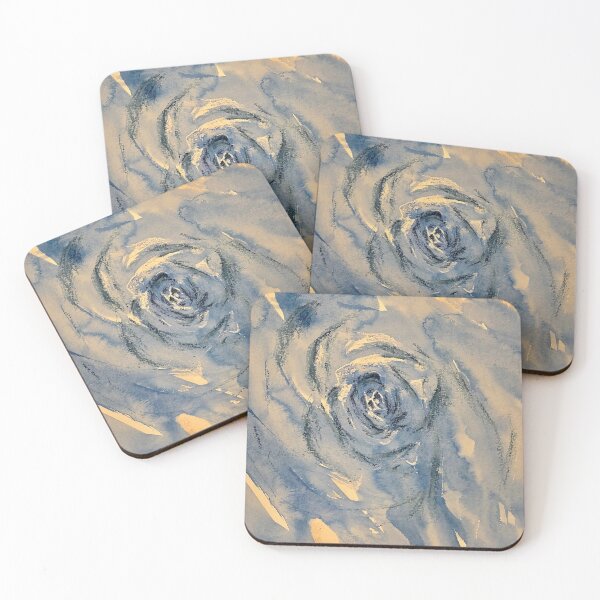 Item preview, hand painted abstract rose designed and sold by GiSilver.