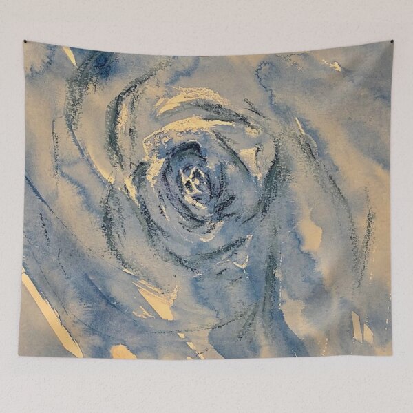 Item preview, hand painted abstract rose designed and sold by GiSilver.
