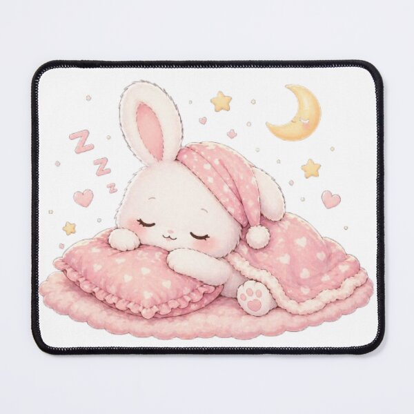Item preview, Sleepy Bunny Cute Kawaii Rabbit Cozy Night Aesthetic designed and sold by Cute-Corne.