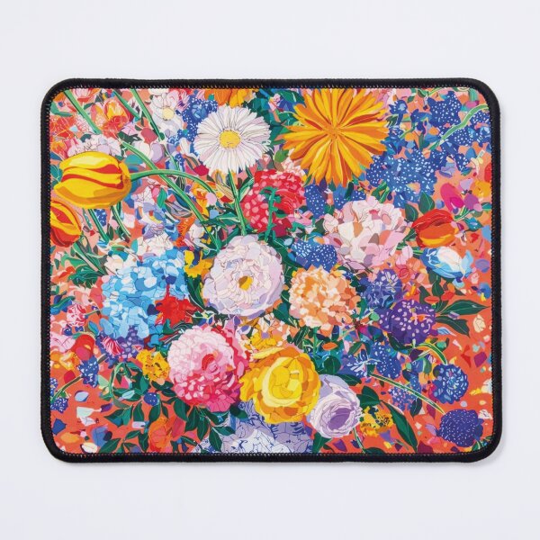 Item preview, Colourful Vase of Flowers | Floral Design designed and sold by FortuneAndFrame.