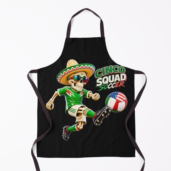 Item preview, Cinco Squad Soccer Skull Design | Funny Skeleton Futbol Fiesta Graphic designed and sold by ArtSpark Studio.