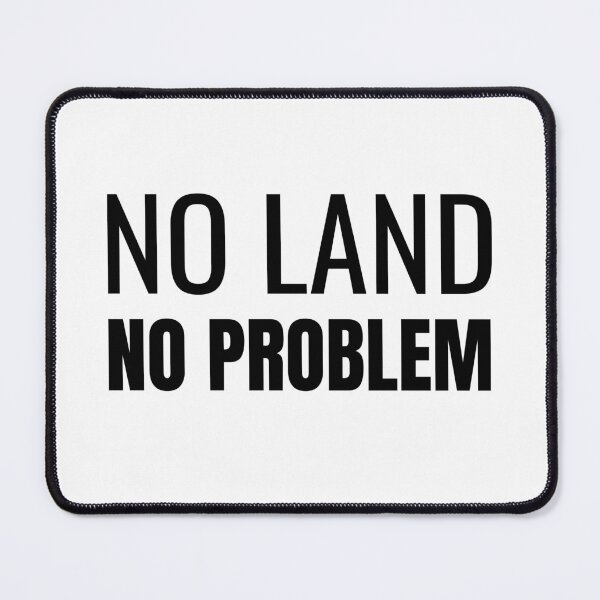 Item preview, No Land No Problem (Black) designed and sold by ShipCrewNation.