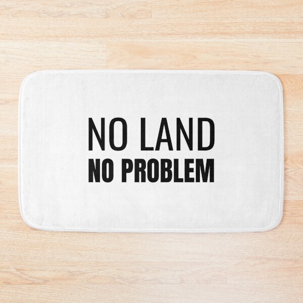 Item preview, No Land No Problem (Black) designed and sold by ShipCrewNation.