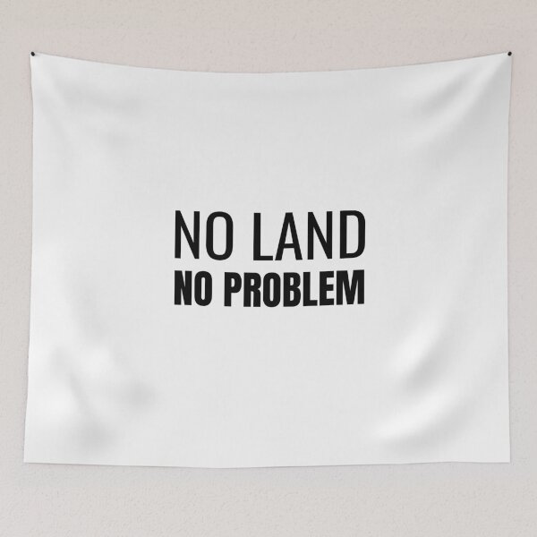 Item preview, No Land No Problem (Black) designed and sold by ShipCrewNation.
