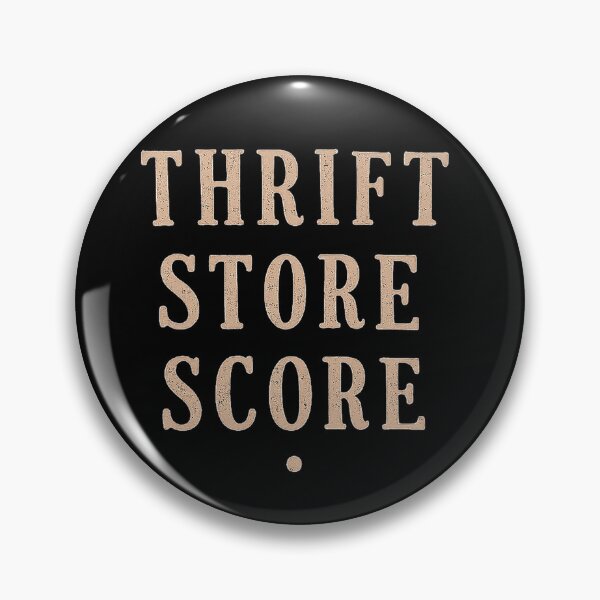 Item preview, Thrift Store Score Shirt (WHITE ON BLACK) – Vintage Thrifting Tee, Minimal Retro Typography, Secondhand Style Aesthetic designed and sold by DiamondSkyShirt.