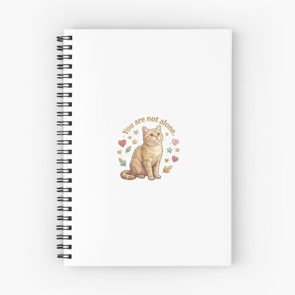 Item preview, You are not alone emotional cat sticker designed and sold by wildbest.