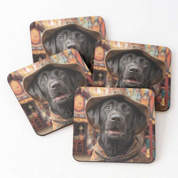 Item preview, Renaissance Faire Dogs: Black Labrador Retriever designed and sold by willowroot24.
