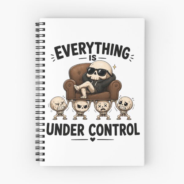 Item preview, Everything Is Under Control Chill Skeleton Art Streetwear Style Skeleton Chilling In Sunglasses Art designed and sold by LOLKart.