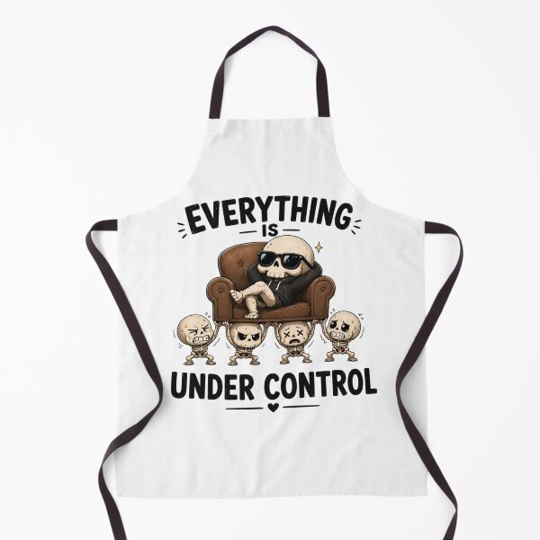 Item preview, Everything Is Under Control Chill Skeleton Art Streetwear Style Skeleton Chilling In Sunglasses Art designed and sold by LOLKart.