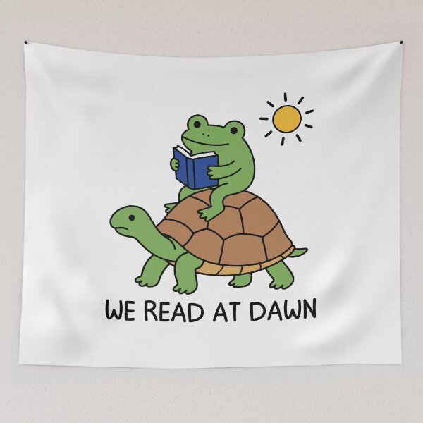 Item preview, We Test At Dawn Funny Teacher Frog Reading Teacher designed and sold by gunaone-design.