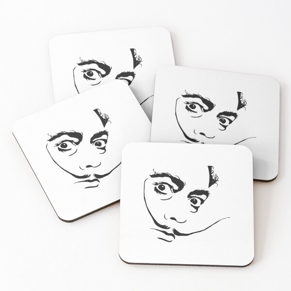 Item preview, Salvador Dali Expressionist Line Portrait designed and sold by Colorful-Garden.