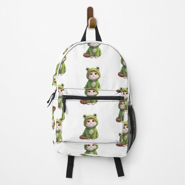 Item preview, Cute little frog cat in kawaii style designed and sold by uunaa.