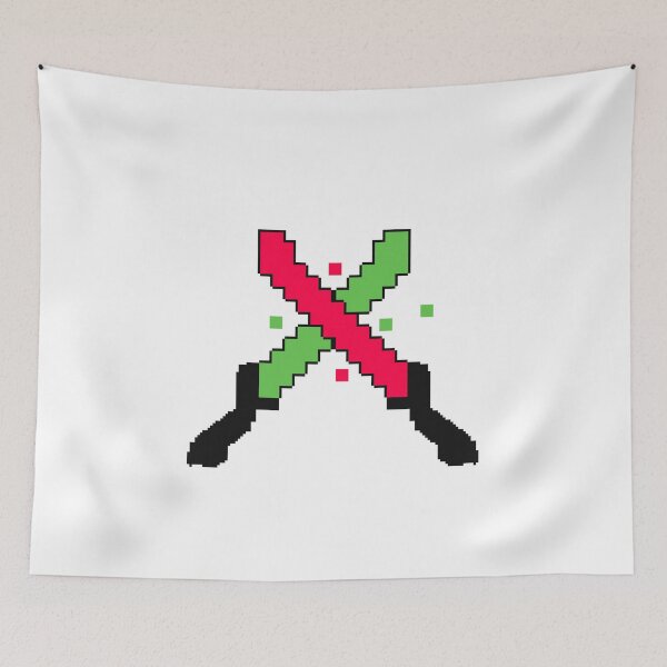 Item preview, Pixel Watermelon Slice designed and sold by CuteArtKawaii.