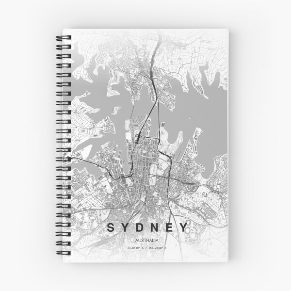 Item preview, Sydney, Australia - City Map (Contrast) designed and sold by Fish4Maps.