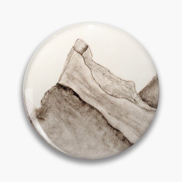 Item preview, Minimalist Mountain Range Hand-Drawn Charcoal Sketch designed and sold by artcloset-omkar.