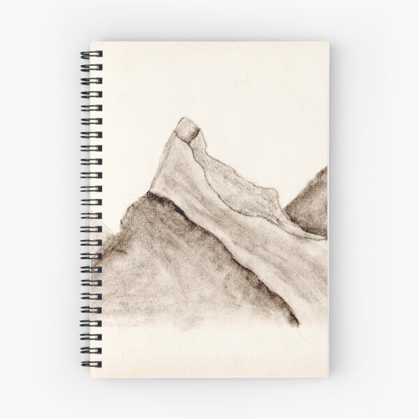 Item preview, Minimalist Mountain Range Hand-Drawn Charcoal Sketch designed and sold by artcloset-omkar.