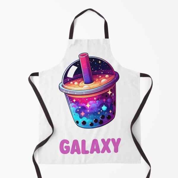 Artikelvorschau, Galaxy Bubble Tea – Illustration eines kosmischen Boba-Getränks mit „Galaxy“-Typografie entworfen und verkauft von BobaBunny76.