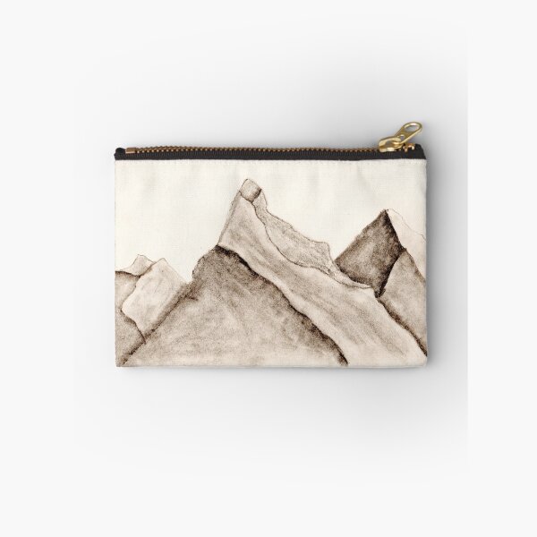 Item preview, Minimalist Mountain Range Hand-Drawn Charcoal Sketch designed and sold by artcloset-omkar.