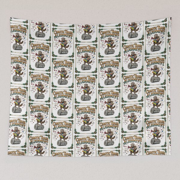 Item preview, Raccoon Eating Chips Chaotic Trash Alignment designed and sold by TeeARTHY.