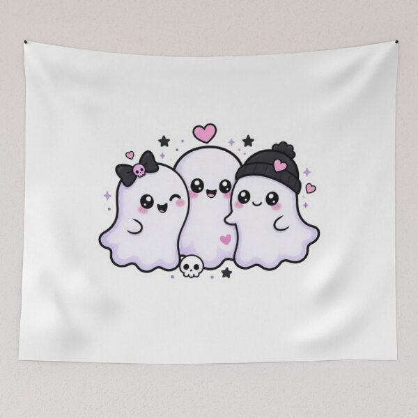 Item preview, Ghost With Houseplants Sticker designed and sold by THAMIM REALITY 2.0.