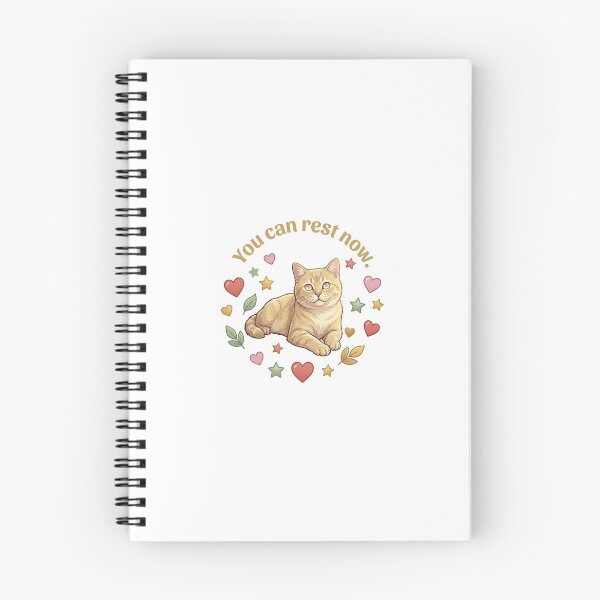 Item preview, You can rest now calming cat sticker designed and sold by wildbest.