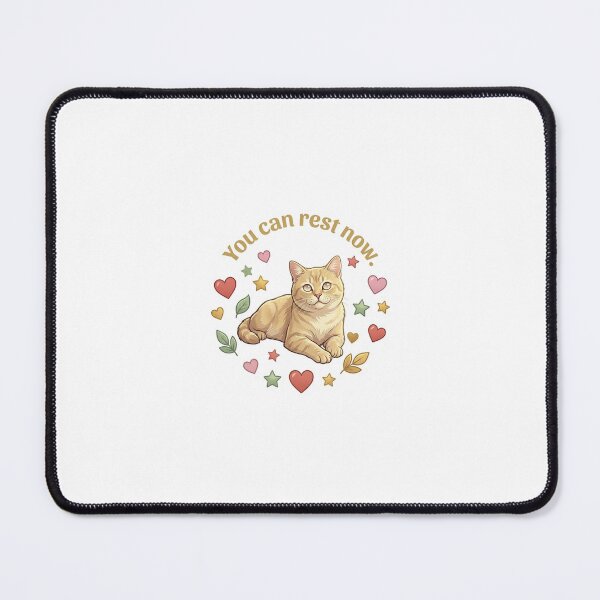 Item preview, You can rest now calming cat sticker designed and sold by wildbest.