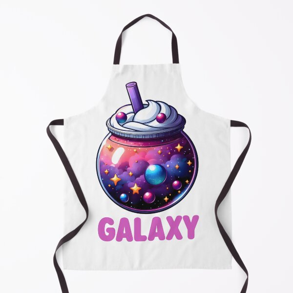 Artikelvorschau, Galaxy Bubble Tea – Illustration eines kosmischen Boba-Getränks mit „Galaxy“-Typografie entworfen und verkauft von BobaBunny76.