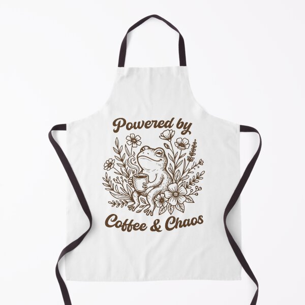 Item preview, Powered By Coffee and Chaos Funny Frog Coffee Lover designed and sold by gunaone-design.