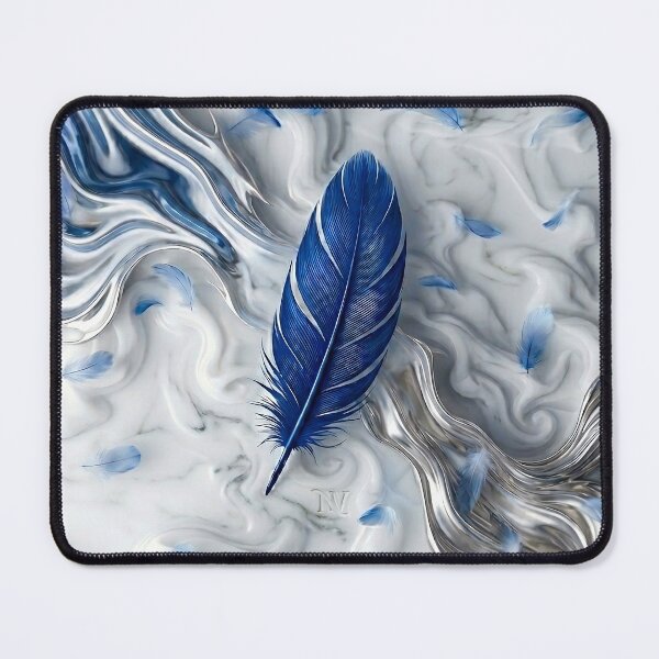 Artikelvorschau, Sapphire Fluidity: Platinum Marble Edition entworfen und verkauft von Nafas Wing.
