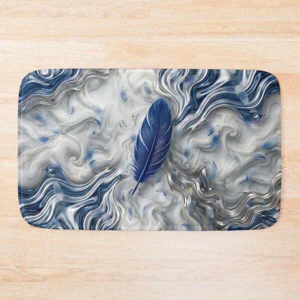 Item preview, Sapphire Fluidity: Platinum Marble Edition designed and sold by Nafas Wing.
