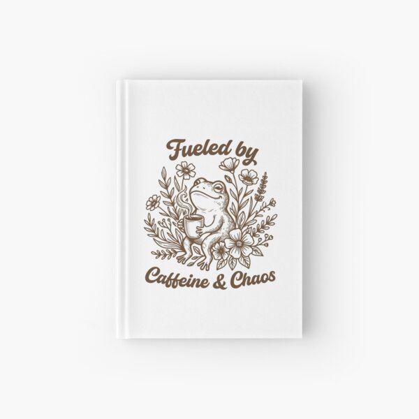 Item preview, Fueled by Caffeine and Chaos Funny Frog Coffee Lover designed and sold by gunaone-design.
