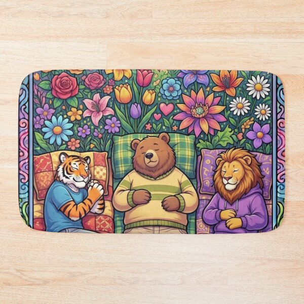 Item preview, Cute animals sleeping. designed and sold by PP&RAINBOW SHOP.