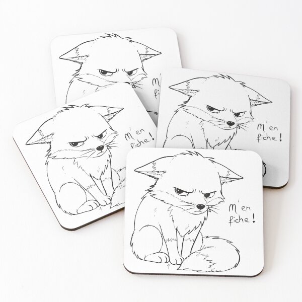 Item preview, Grumpy fox designed and sold by Lilie-K.