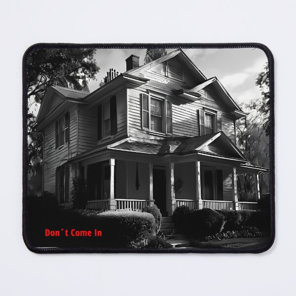 Item preview, Don't Come In - Gothic Horror House Sketch designed and sold by Modern Nest Art.