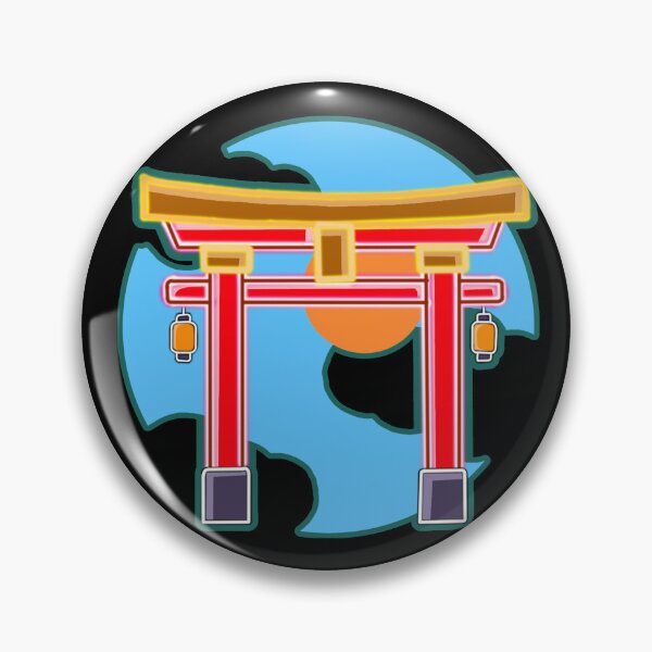 Item preview, Tokyo Torii Gate Neon - Japanese Shinto Shrine Retro Glow Art designed and sold by AliAltinelArt.