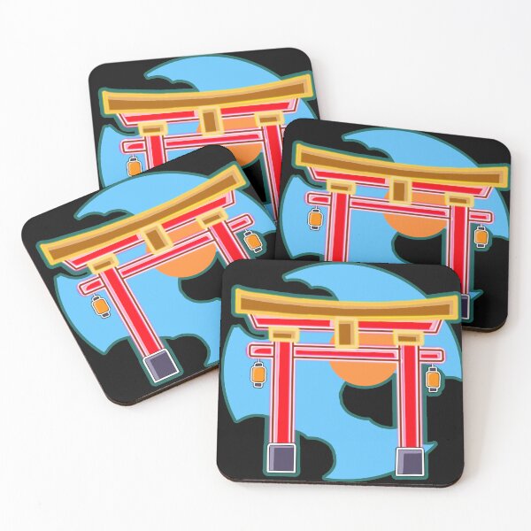 Artikelvorschau, Neon-Leuchtkunst am Tokyo Torii-Tor – Japanische Shinto-Schreine im Retro-Stil entworfen und verkauft von AliAltinelArt.