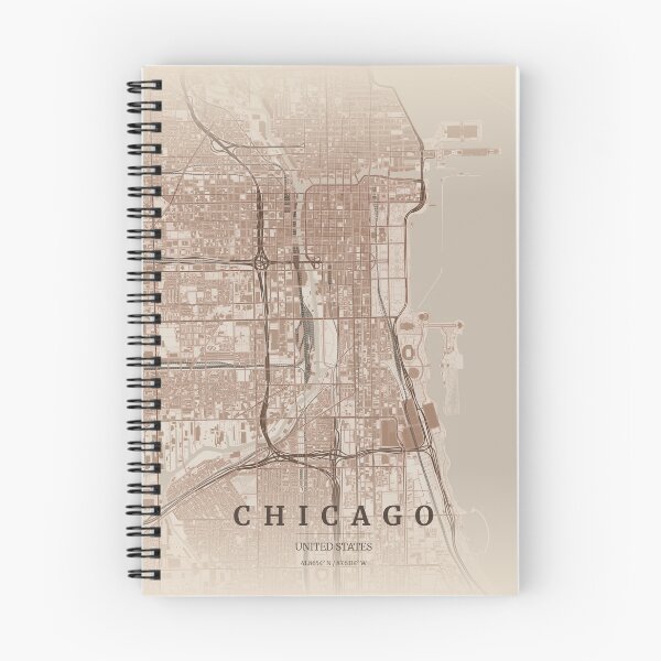 Item preview, Chicago, United States - City Map (Rustic) designed and sold by Fish4Maps.