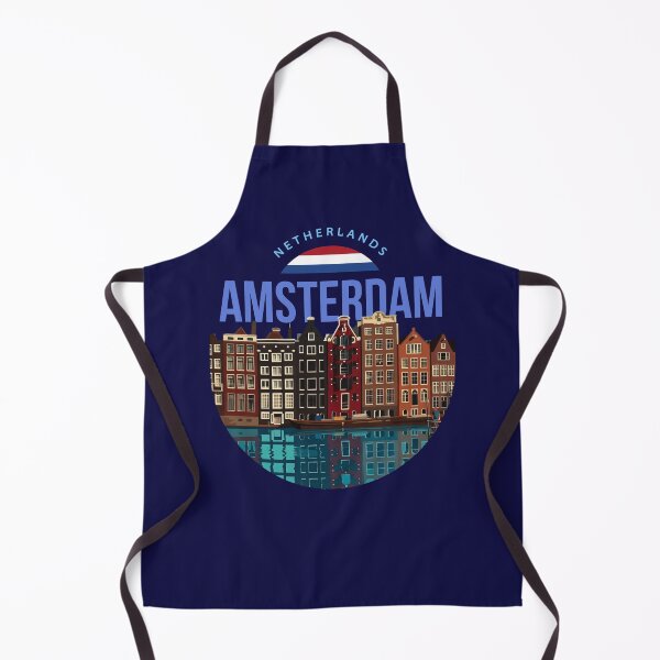 Item preview, Classic Amsterdam Netherlands City Skyline Circular Art designed and sold by LinaValearte.